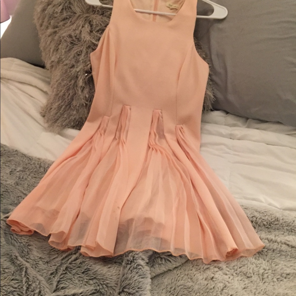 Soft petal pink dress